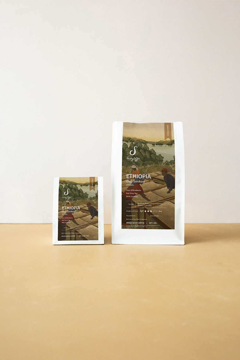 Ethiopia Coffee Single Origin - Guji Sookoo Natural